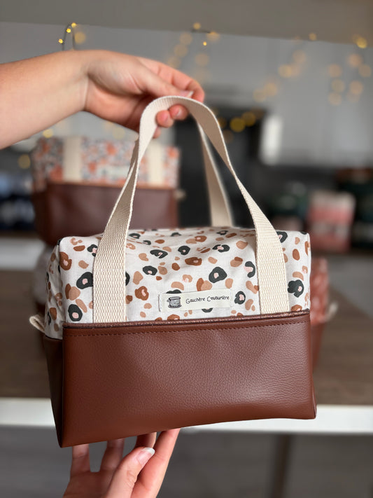 Lunch Bag Fauve élégant