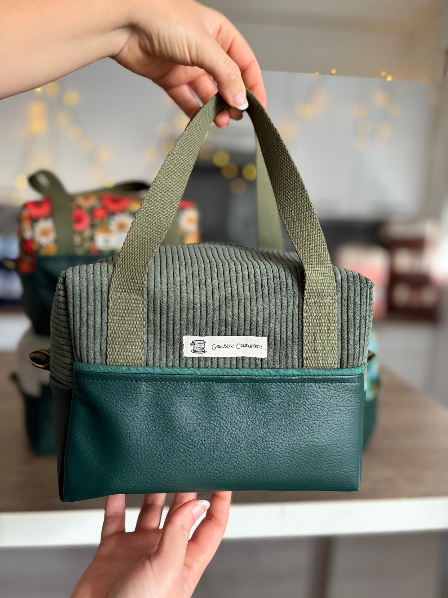 Lunch Bag Velours de Menthe