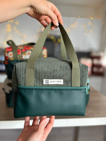 Lunch Bag Velours de Menthe