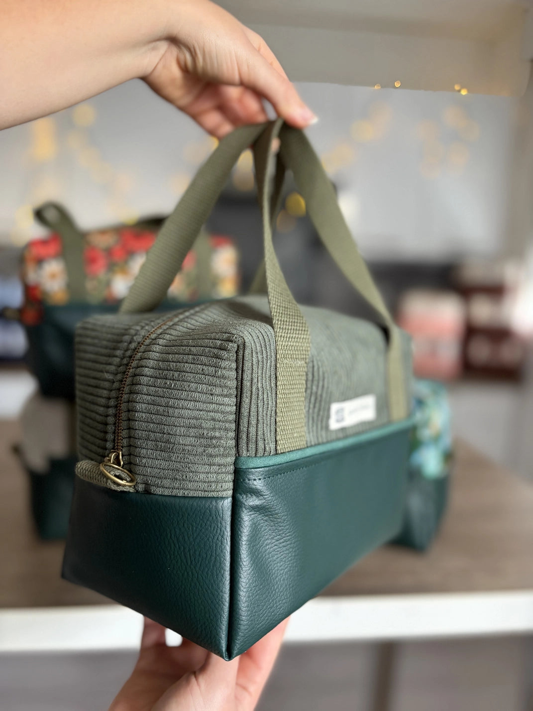 Lunch Bag Velours de Menthe